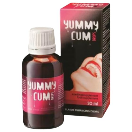 Yummy Cum Drops - doplněk stravy kapky pro muže (30ml)