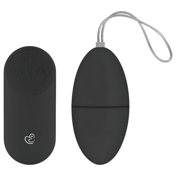 Easytoys - Vajíčko na dálkové ovládání se 7 rytmy vibrací (černé)