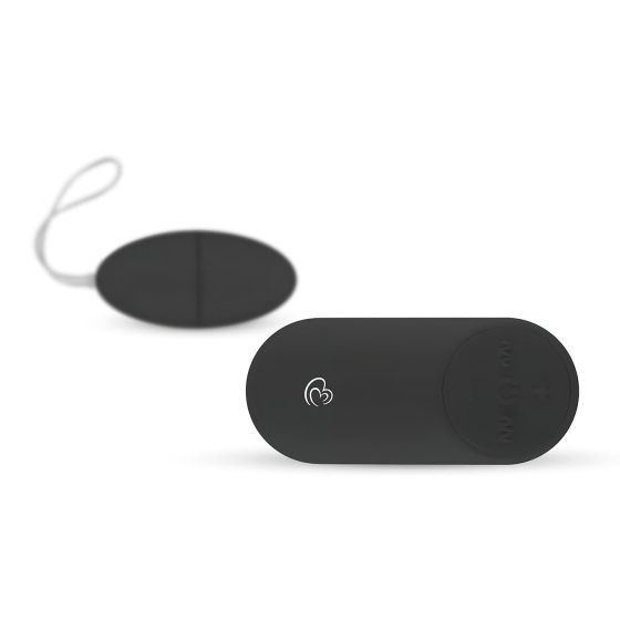 Easytoys - Vajíčko na dálkové ovládání se 7 rytmy vibrací (černé)
