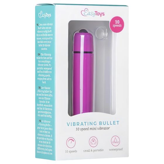 Easytoys Bullet - vodotěsný minivibrátor (fialový)