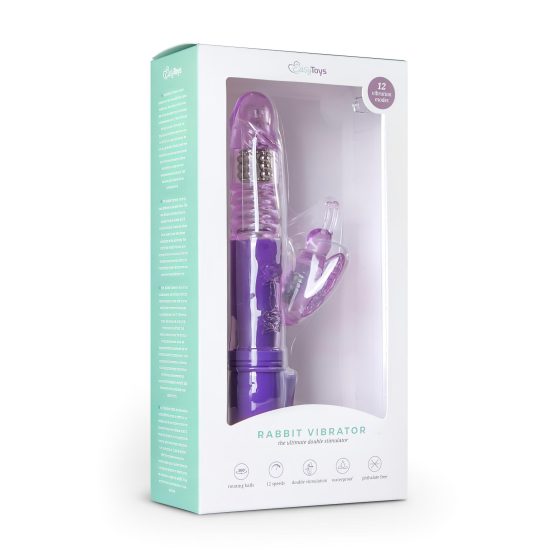 Easytoys Butterfly - rotačně-pulzující vibrátor (fialový)