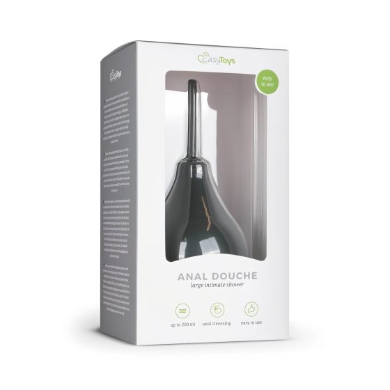 Easytoys - anální sprcha - velká (černá)