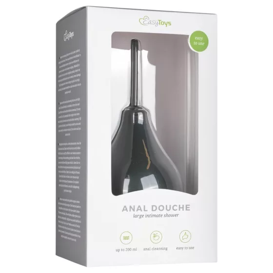 Easytoys - anální sprcha - velká - černá