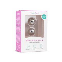   Easytoys Ben Wa - ocelová gejšská kulička - stříbrná (19 mm)