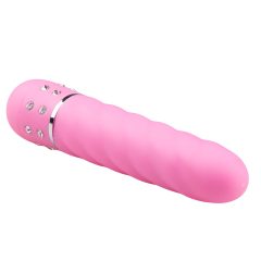   Easytoys Diamond - spirálový tyčový vibrátor (růžový)