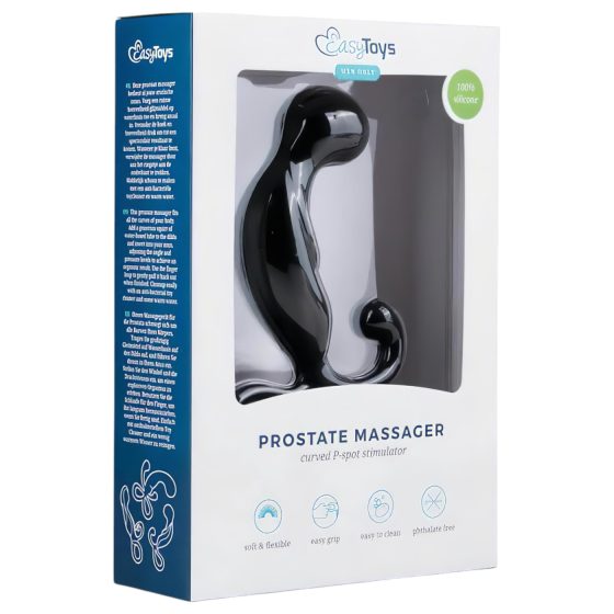 EasyToys Masér prostaty - prostatické dildo (černé)
