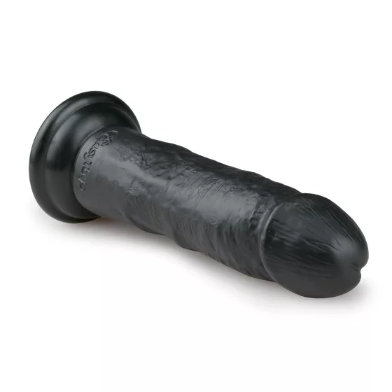 EasyToys - realistické dildo s přísavkou (15,5 cm, černé)