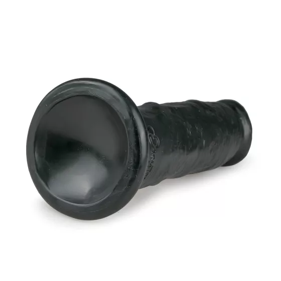 EasyToys - realistické dildo s přísavkou (15,5 cm, černé)