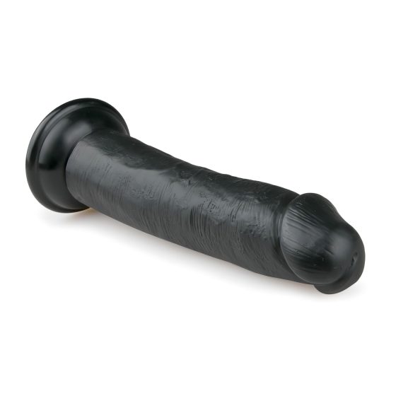 Easytoys - realistické dildo s přísavkou (20,5 cm) - černé