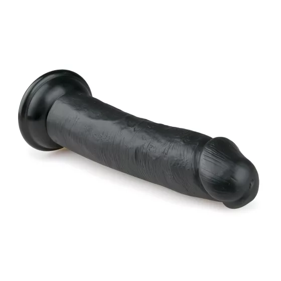 Easytoys - realistický dildo s přísavkou - černý 20,5 cm