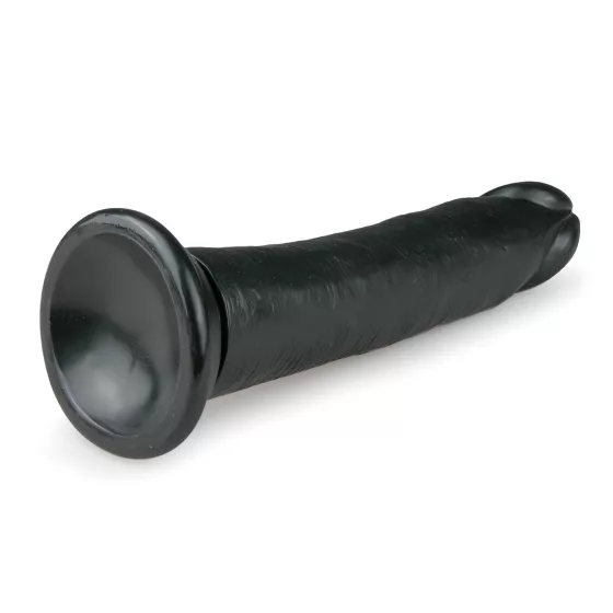 Easytoys - realistický dildo s přísavkou - černý 20,5 cm