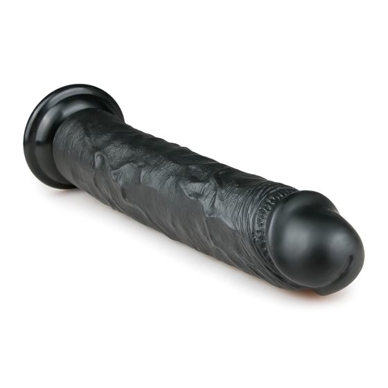 Easytoys - extra velký dildo s přísavkou (28,5cm) - černý