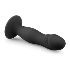 Easytoys - černé dildo s žaludem a přísavkou