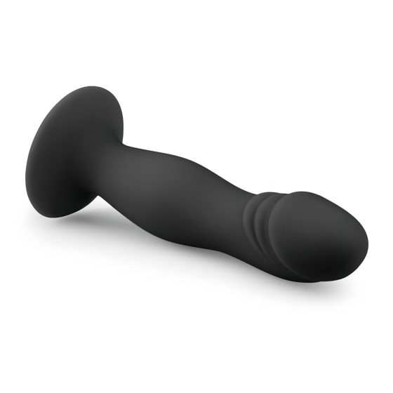 Easytoys - černé dildo s žaludem a přísavkou