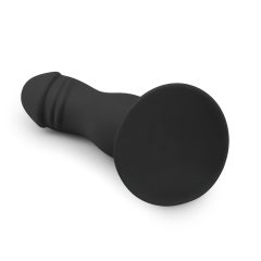 Easytoys - černé dildo s žaludem a přísavkou