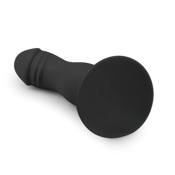 Easytoys - černé dildo s žaludem a přísavkou