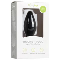 Easytoys - silikonový anální kolík - malý (černý)