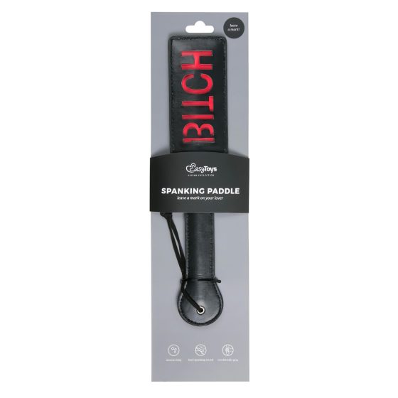 Easytoys Bitch - umělá kožená plácačka (černá)