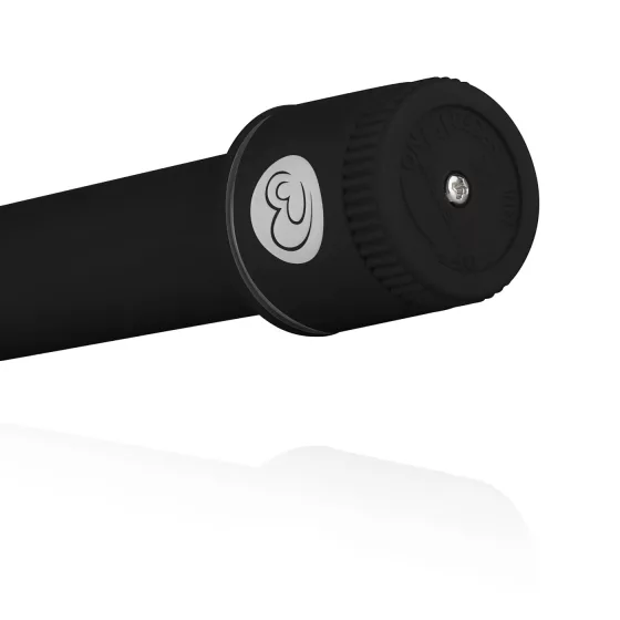 Easytoys - vibrátor na bod G - štíhlý - černý