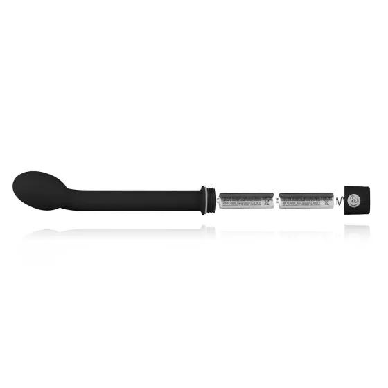 Easytoys - vibrátor na bod G - štíhlý - černý