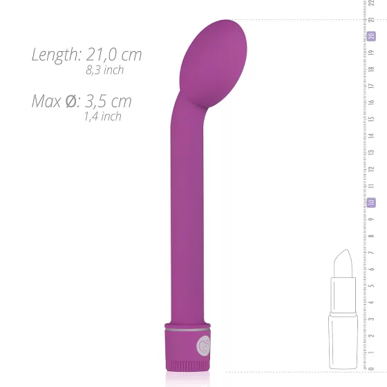 Easytoys - vibrátor na G-bod - štíhlý tvar - fialový