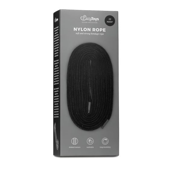 Easytoys Lano - bondážní lano (10 m) - černé