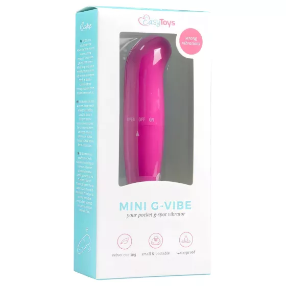 EasyToys - mini vibrátor na G-bod - růžový
