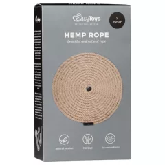   Easytoys Hemp Rope - konopné bondage lano (5 m, přírodní)