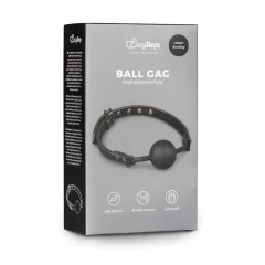 Easytoys - roubík s kulatou silikonovou koulí - černý