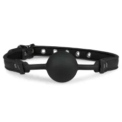 Easytoys - roubík s kulatou silikonovou koulí - černý