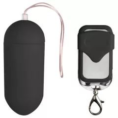   EasyToys - nositelné vibrační vajíčko na dálkové ovládání (černé)