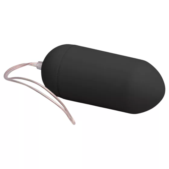 EasyToys - nositelné vibrační vajíčko na dálkové ovládání (černé)