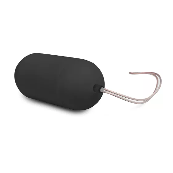 EasyToys - nositelné vibrační vajíčko na dálkové ovládání (černé)