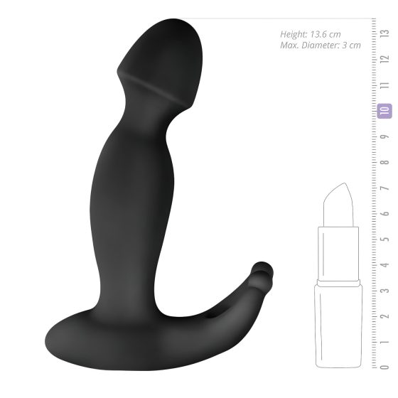 Easytoys Pounding Pete - prostatický vibrátor (černý)
