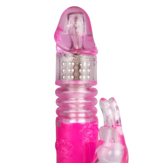 Easytoys Bunny - pulzující vibrátor (růžový)