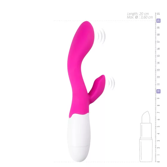 Easytoys Lily - vibrátor na klitoris s ramenem - růžový