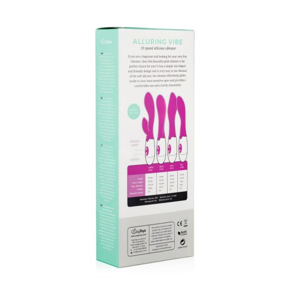Easytoys Alluring vibe – vodotěsný G-bod vibrátor (růžová)