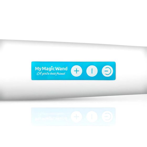 MyMagicWand - výkonný masážní vibrátor (bílo-modrý)