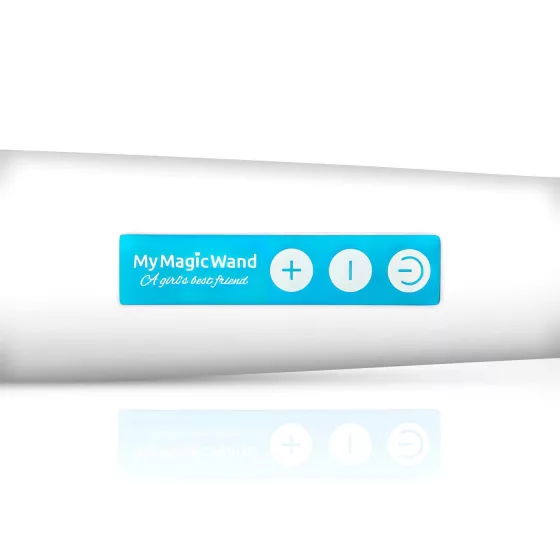 MyMagicWand - masážní vibrátor - silný výkon - bílá/modrá