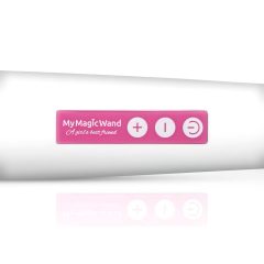   MyMagicWand - výkonný masážní vibrátor (bílo-růžový)