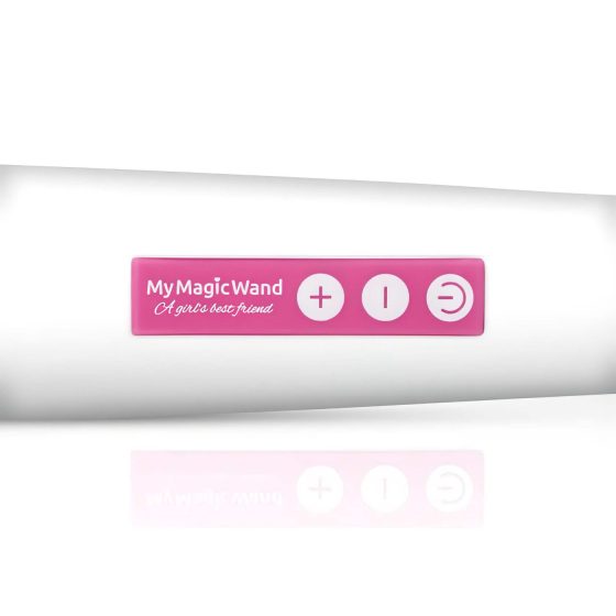 MyMagicWand - výkonný masážní vibrátor (bílo-růžový)