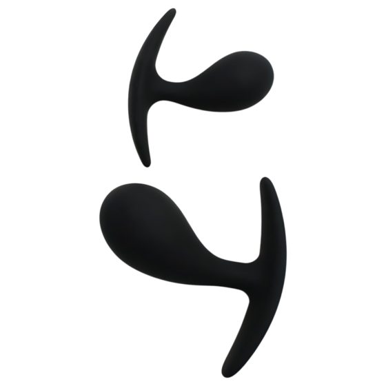 Rimba Copenhagen - anální kolík sada - černá (2 ks)