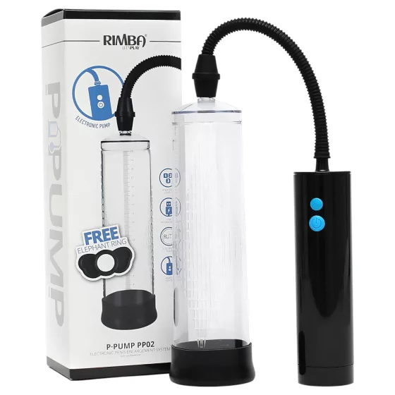 Rimba - automatická pumpa na penis - průhledná