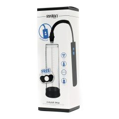   Rimba P-PP02 - automatická vakuová pumpa na penis (průhledná)