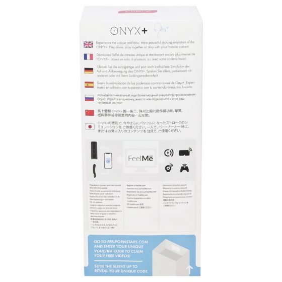 Kiiroo Onyx+ Asa Akira Experience - interaktivní masturbátor - černý