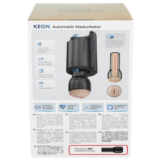 Kiiroo Keon Automatic - masturbátor příslušenství (černý)