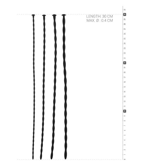 SINNER Gear - sada silikonových dilatátorů - černá