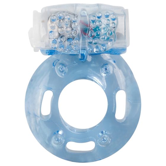Easytoys - vibrační erekční kroužek (modrý)