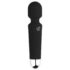 EasyToys - mini masážní vibrátor - dobíjecí - černý