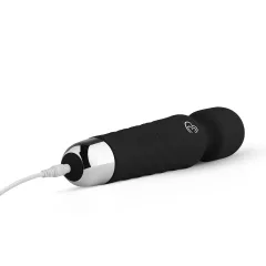 EasyToys - mini masážní vibrátor - dobíjecí - černý